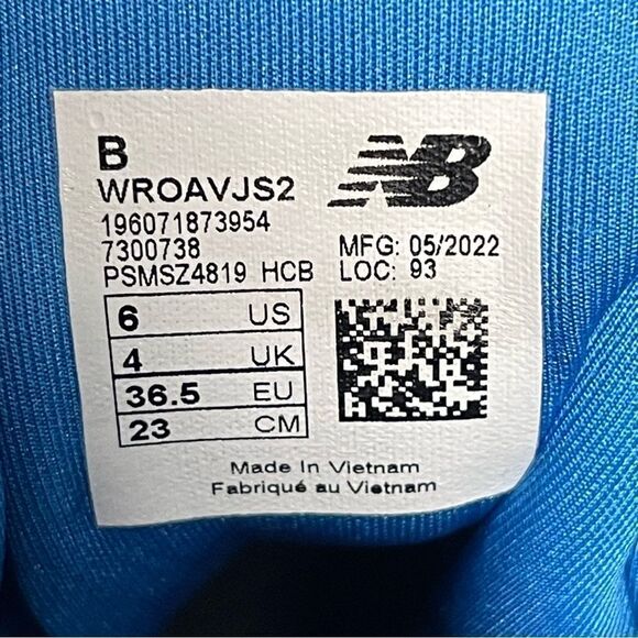 New Balance Fresh Foam Roav V2 Blue Women's Sneakers Size 6B - Picture 4 of 16